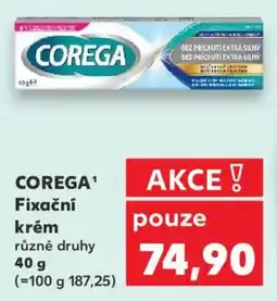 Kaufland COREGA¹ Fixační krém nabídka