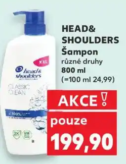 Kaufland HEAD& SHOULDERS Šampon nabídka