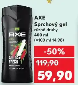 Kaufland AXE Sprchový gel nabídka