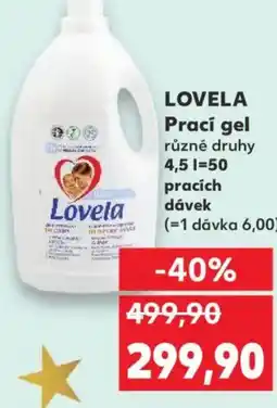 Kaufland LOVELA Prací gel nabídka