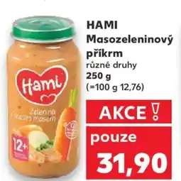 Kaufland HAMI Masozeleninový příkrm nabídka