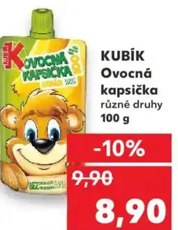 Kaufland KUBÍK Ovocná kapsička nabídka