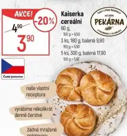 Globus Kaiserka cereální nabídka