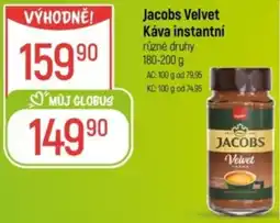 Globus Jacobs Velvet Káva instantní nabídka