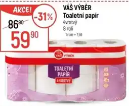 Globus VÁŠ VÝBĚR Toaletní papír nabídka