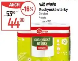 Globus VÁŠ VÝBĚR Kuchyňské utěrky nabídka