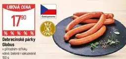 Globus Debrecínské párky Globus nabídka