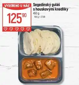 Globus Segedínský guláš s houskovými knedlíky nabídka