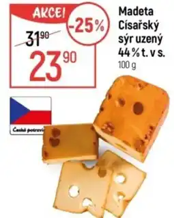 Globus Madeta Císařský sýr uzený 44%t.vs. nabídka