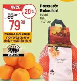 Globus Pomeranče Globus Gold nabídka