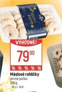 Globus Máslové rohlíčky jemné pečivo nabídka