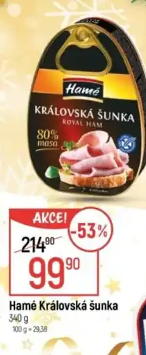 Globus Hamé Královská šunka nabídka