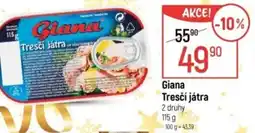 Globus Giana Tresčí játra nabídka