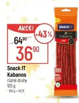 Globus Snack IT Kabanos nabídka