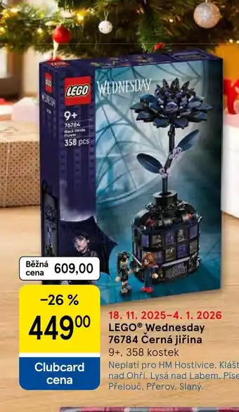 Tesco LEGO® Wednesday 76784 Černá jiřina nabídka