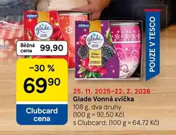 Tesco Glade Vonná svíčka nabídka