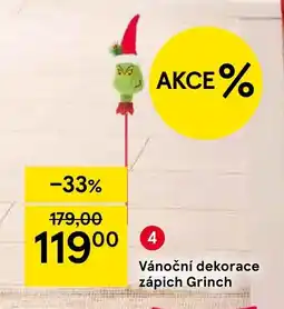 Tesco Vánoční dekorace zápich Grinch nabídka