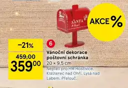 Tesco Vánoční dekorace poštovní schránka nabídka