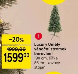 Tesco Luxury Umělý vánoční stromek borovice nabídka