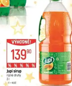 Globus Jupí sirup nabídka