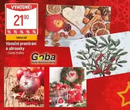 Globus Vánoční prostírání a ubrousky nabídka