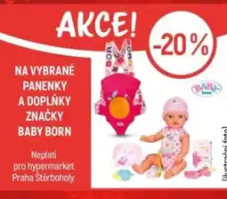 Globus Na vybrané panenky a doplňky značky baby born nabídka