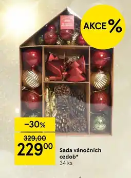 Tesco Sada vánočních ozdob nabídka