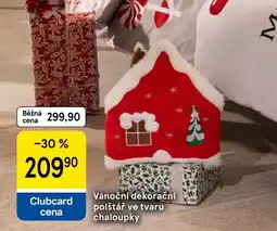 Tesco Vánoční dekorační polštář ve tvaru chaloupky nabídka