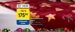 Tesco Mikroflanelová deka nabídka