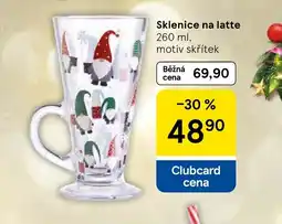 Tesco Sklenice na latte nabídka
