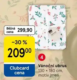 Tesco Vánoční ubrus nabídka