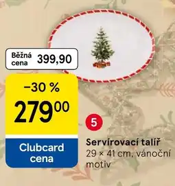 Tesco Servírovací talíř nabídka