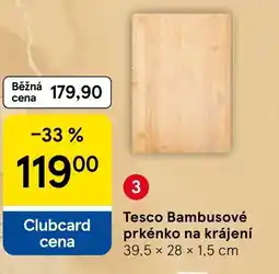 Tesco Tesco Bambusové prkénko na krájení nabídka