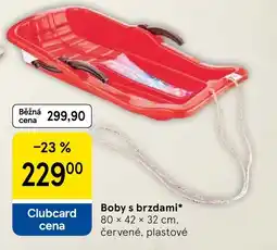 Tesco Boby s brzdami nabídka