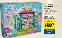 Tesco Gabby's Dollhouse Velký domek pro oslavy nabídka