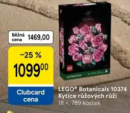 Tesco LEGO® Botanicals 10374 Kytice růžových růží nabídka