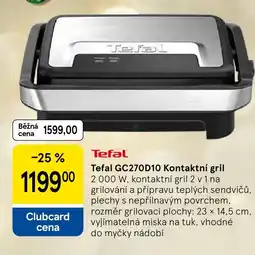Tesco Tefal GC270D10 Kontaktní gril nabídka