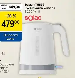 Tesco Solac KT5852 Rychlovarná konvice nabídka