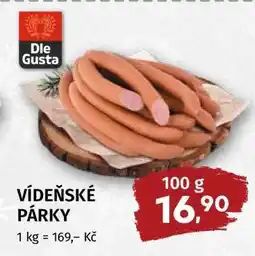 Terno Vídeňské párky* • nabídka