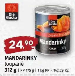 Terno Mandarinky loupané nabídka