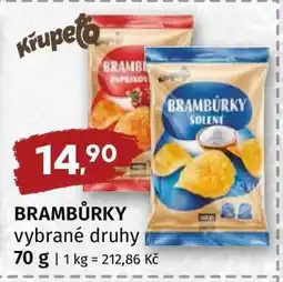 Terno BRAMBŮRKY vybrané druhy nabídka