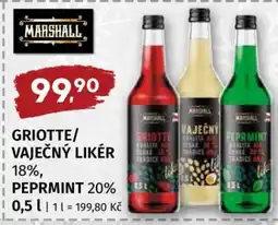 Terno GRIOTTE/VAJEČNÝ LIKÉR/PEPRMINT nabídka