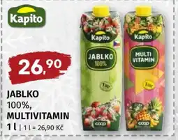 Terno KAPITO JABLKO 100%, MULTIVITAMIN nabídka