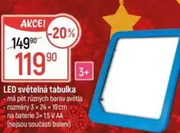 Globus LED světelná tabulka nabídka