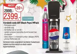 Globus Výrobník sody ART Black Pepsi MPack nabídka