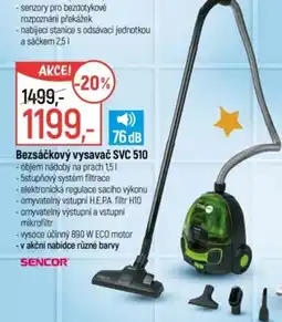 Globus SENCOR Bezsáčkový vysavač SVC 510 nabídka