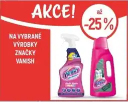 Globus Na vybrané výrobky značky Vanish nabídka