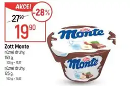 Globus Zott Monte nabídka
