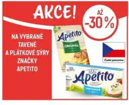 Globus Na vybrané tavené a plátkové sýry značky Apetito nabídka