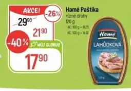 Globus Hamé Paštika nabídka